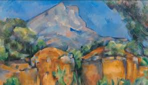 Paul Cezanne: 'Mont St. Victoire', watercolor