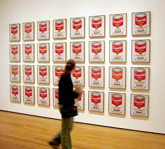Andy Warhol: 'Campbell’s Soup Cans’ + viewer, c. 1964 Andy Warhol: 'Campbell’s Soup Cans’, with little viewer, c. 1964