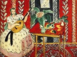 HENRI MATISSE: ‘The Lute’; oil painting, 1943