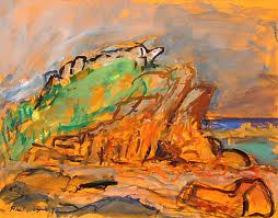 gouache painting, 1997 for sale, Paul Werner