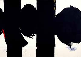 Robert Motherwell: 'Spanish Elegy # 126'; oil painting, 1965-75