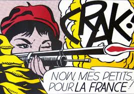 Roy Lichtenstein: ‘Crack!’ lithograph, 1964