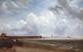 John Constable: 'Yarmouth Yetty', oil sketch, after 1823