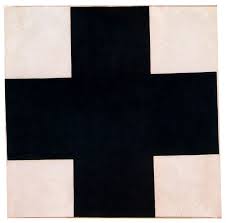  KAZIMIR MALEVICH: ‘Black Cross’; oil painting, c. 1923