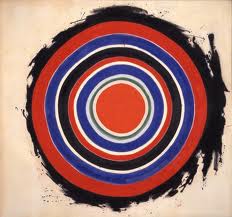 ’Beginning’, painting by Kenneth Noland, 1958