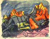 color lithography - Paul Werner