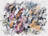 watercolor painting on paper, artist: Daan Lemaire