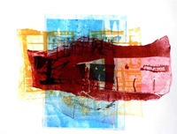 graphic art: mono-type for sale; Hilly van Eerten