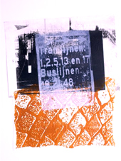 graphic art, mono-type 2007; Hilly van Eerten