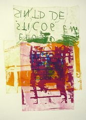 graphic art: mono-type; Hilly van Eerten