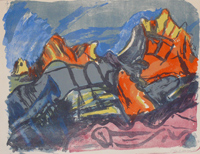 lithography art print 2000, Paul Werner